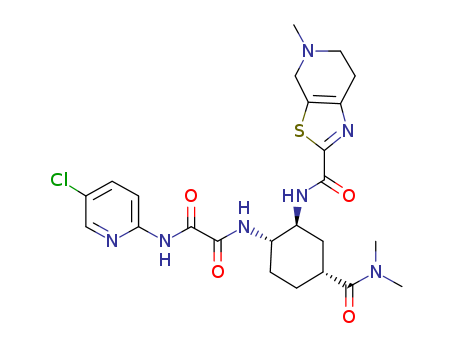 EthanediaMide, N1-(5-chloro-2-pyridinyl)-N2-[(1S,2S,4R)-4-[(diMethylaMino)carbonyl]-2-[[(4,5,6,7-tetrahydro-5-Methylthiazolo[5,4-c]pyridin-2-yl)carbonyl]aMino]cyclohexyl]-