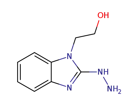 Molecular Structure of 114804-31-8 (2H-Benzimidazol-2-one,1,3-dihydro-1-(2-hydroxyethyl)-,hydrazone(9CI))