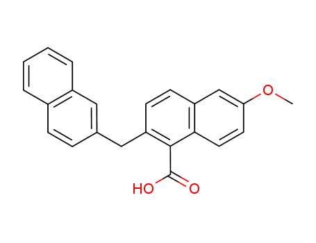 114326-27-1,6-methoxy-2-(naphthalen-2-ylmethyl)naphthalene-1-carboxylic acid,