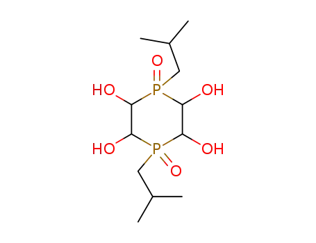 Molecular Structure of 124788-09-6 (1,4-Diphosphorinan-2,3,5,6-tetrol, 1,4-bis(2-methylpropyl) 1,4-di-)