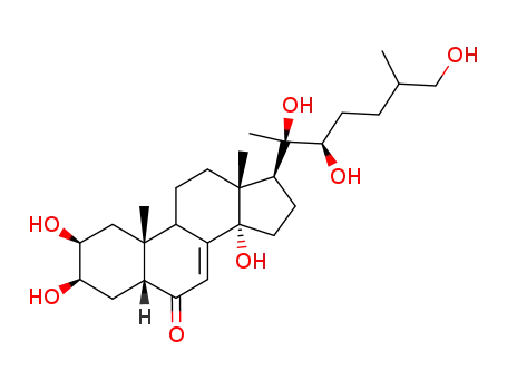 2,3,14-trihydroxy-10,13-dimethyl-17-(2,3,7-trihydroxy-6-methylheptan-2-yl)-2,3,4,5,9,11,12,15,16,17-decahydro-1H-cyclopenta[a]phenanthren-6-one
