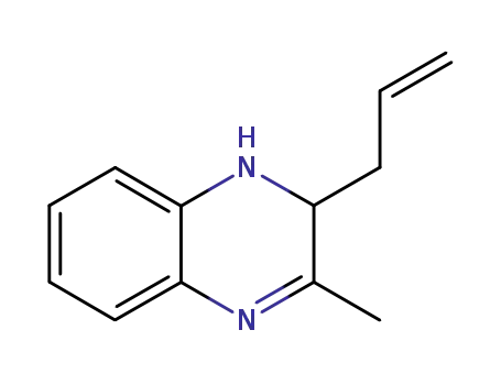 Molecular Structure of 113477-68-2 (Quinoxaline, 1,2-dihydro-3-methyl-2-(2-propenyl)- (9CI))