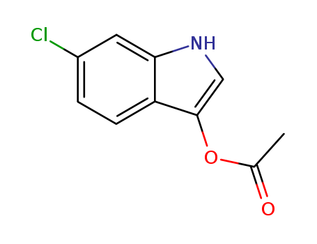 1H-Indol-3-ol,6-chloro-, 3-acetate