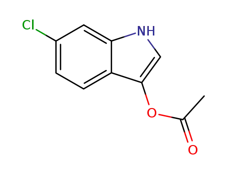 Molecular Structure of 114305-99-6 (6-CHLORO-3-INDOLYL ACETATE)