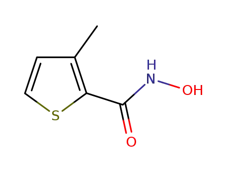 Molecular Structure of 125309-43-5 (2-Thiophenecarboxamide,N-hydroxy-3-methyl-(9CI))