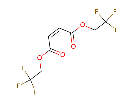 Molecular Structure of 116401-64-0 (Bis(2,2,2-trifluoroethyl)maleate)