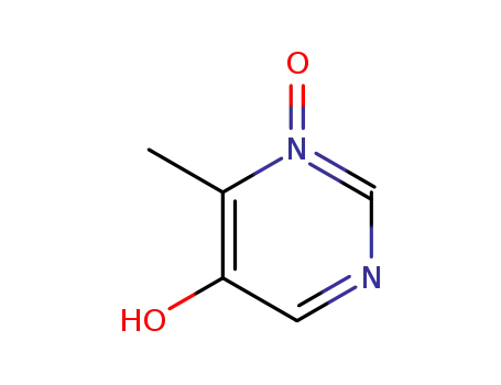 Molecular Structure of 116319-09-6 (5-Pyrimidinol, 4-methyl-, 3-oxide (9CI))