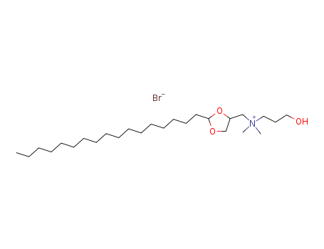 (2-HEPTADECYL-1,3-DIOXOLAN-4-YL)METHYL-(3-HYDROXYPROPYL)-DIMETHYL-AZANIUM BROMIDECAS