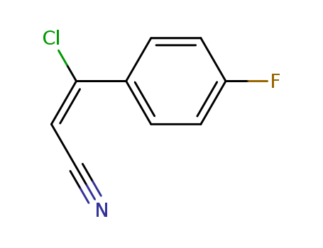 3-CHLORO-3-(4-FLUOROPHENYL)ACRYLONITRILE