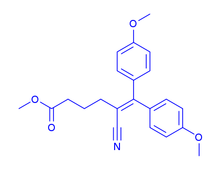 115499-64-4,methyl 5-cyano-6,6-bis(4-methoxyphenyl)hex-5-enoate,