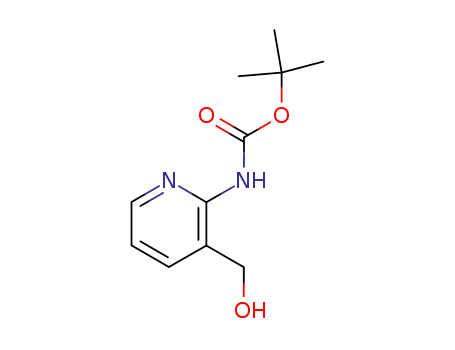 Molecular Structure of 877593-11-8 ((3-HYDROXYMETHYL-PYRIDIN-2-YL)-CARBAMIC ACID TERT-BUTYL ESTER)