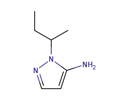 Molecular Structure of 3524-19-4 (1-SEC-BUTYL-1H-PYRAZOL-5-AMINE)