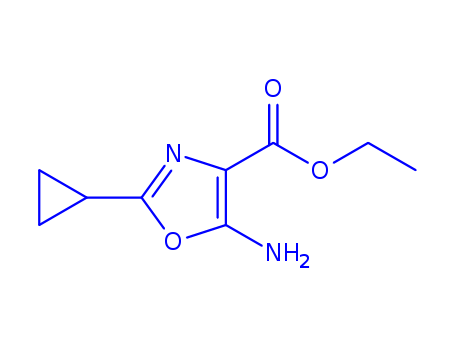 5-AMino-2-cyclopropyl-4-oxazolecarboxylic Acid  Ethyl Ester