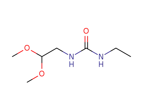 Molecular Structure of 115869-18-6 (N-(2,2-dimethoxyethyl)-N-ethylurea)
