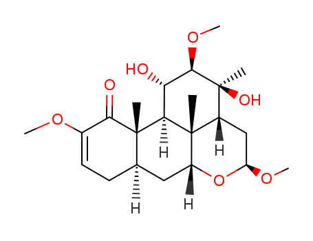 126149-71-1,javanicin C,Phenanthro[10,1-bc]pyran,18-norpicras-2-en-1-one deriv.; (+)-Javanicin C; Javanicin C