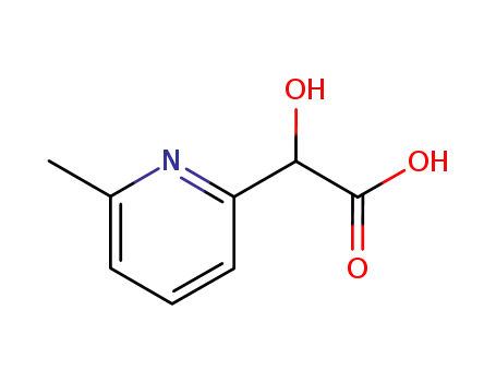 Molecular Structure of 115919-14-7 (6-METHYL-2-PYRIDINEGLYCOLIC ACID)