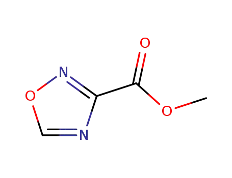 Molecular Structure of 89032-81-5 (1,2,4-Oxadiazole-3-carboxylic acid, methyl ester (6CI,7CI))