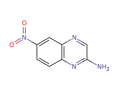 Molecular Structure of 115726-26-6 (2-AMINO-6-NITROQUINOXALINE)