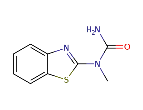 Molecular Structure of 53065-94-4 (Urea, N-2-benzothiazolyl-N-methyl- (9CI))