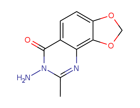 1,3-DIOXOLO[4,5-H]QUINAZOLIN-6(7H)-ONE,7-AMINO-8-METHYL-
