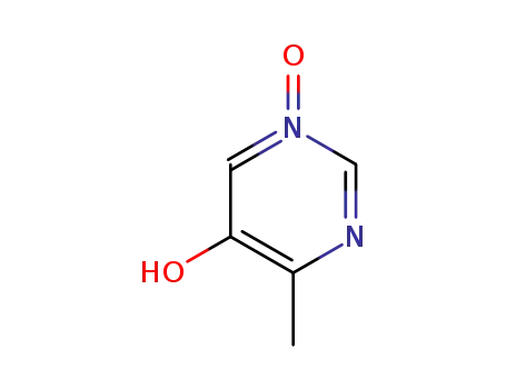 Molecular Structure of 116319-08-5 (5-Pyrimidinol, 4-methyl-, 1-oxide (9CI))