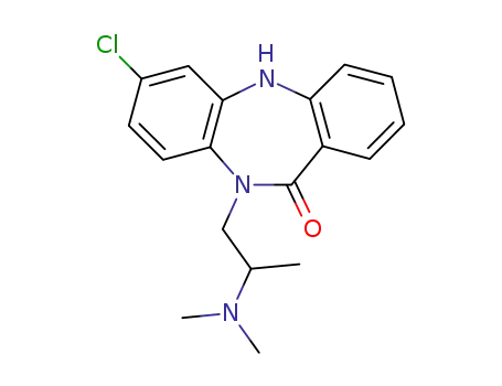 5H-Dibenzo(b,e)(1,4)diazepin-11-one, 10,11-dihydro-7-chloro-10-(2-(dimethylamino-2-methyl)ethyl)-