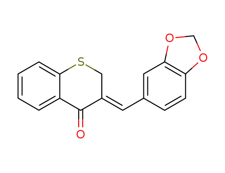 (Z)-2,3-Dihydro-3-(1,3-benzodioxol-5-ylmethylene)-4H-1-benzothiopyran-4-one