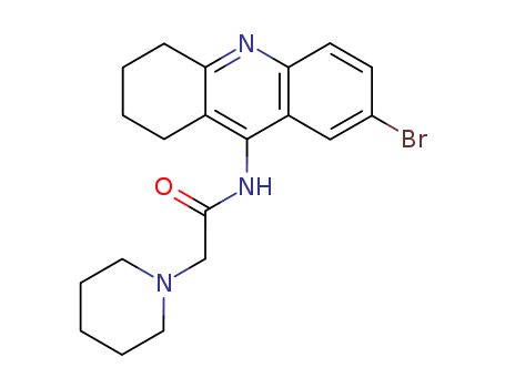 1-Piperidineacetamide,N-(7-bromo-1,2,3,4-tetrahydro-9-acridinyl)-