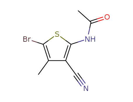 2-acetamido-5-bromo-3-cyano-4-methylthiophene