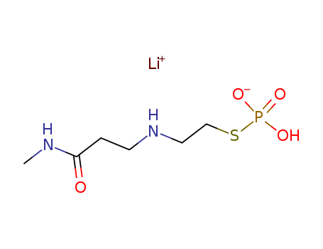 Propanamide,N-methyl-3-[[2-(phosphonothio)ethyl]amino]-, monolithium salt (9CI)