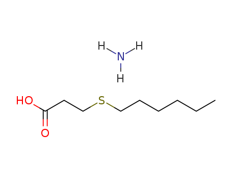 126740-30-5,ammonium 3-(hexylsulfanyl)propanoate,Propanoicacid, 3-(hexylthio)-, ammonium salt (9CI)