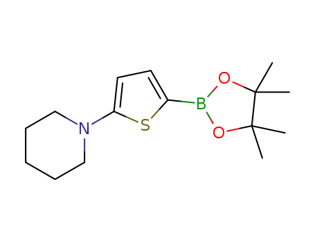 1-(5-(4,4,5,5-tetramethyl-1,3,2-dioxaborolan-2-yl)thiophen-2-yl)piperidine