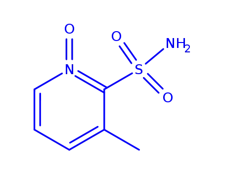 Molecular Structure of 117551-15-2 (2-Pyridinesulfonamide,3-methyl-,1-oxide(9CI))