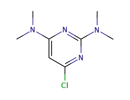 Molecular Structure of 1202-22-8 (4-CHLORO-2,6-BIS(DIMETHYLAMINO)PYRIMIDINE)