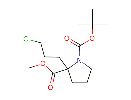 1-tert-Butyl 2-methyl 2-(3-chloropropyl)pyrrolidine-1,2-dicarboxylate
