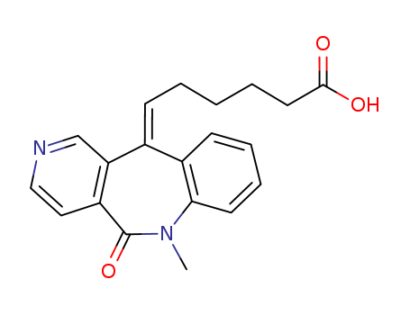 (6E)-6-(6-methyl-5-oxo-5,6-dihydro-11H-pyrido[4,3-c][1]benzazepin-11-ylidene)hexanoic acid