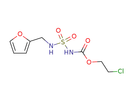 Molecular Structure of 116962-34-6 (2-chloroethyl [(furan-2-ylmethyl)sulfamoyl]carbamate)