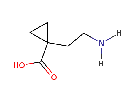 Molecular Structure of 126822-37-5 (1-(2-AMINOETHYL)CYCLOPROPANECARBOXYLIC ACID)