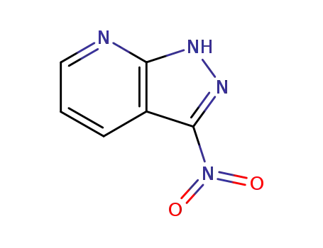 Molecular Structure of 116855-00-6 (3-NITRO-1H-PYRAZOLO[3,4-B]PYRIDINE)