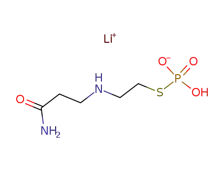 Molecular Structure of 127914-02-7 (lithium N~3~-{2-[(hydroxyphosphinato)sulfanyl]ethyl}-beta-alaninamide)