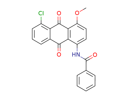 N-(5-chloro-4-methoxy-9,10-dioxo-9,10-dihydroanthracen-1-yl)benzamide