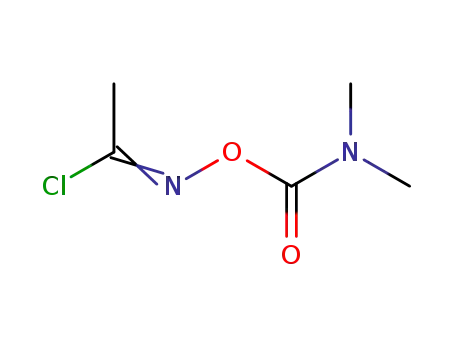 Molecular Structure of 127080-03-9 ((1-chloroethylideneamino) N,N-dimethylcarbamate)