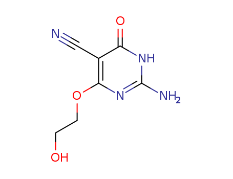 2-Amino-4-(2-hydroxyethoxy)-6-oxo-1,6-dihydro-5-pyrimidinecarbonitrile 126865-37-0