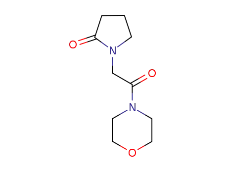 Molecular Structure of 127040-57-7 (1-[2-(morpholin-4-yl)-2-oxoethyl]pyrrolidin-2-one)
