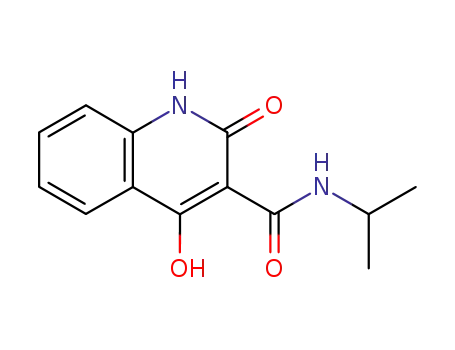 Molecular Structure of 128366-04-1 ((3E)-3-{hydroxy[(1-methylethyl)amino]methylidene}quinoline-2,4(1H,3H)-dione)