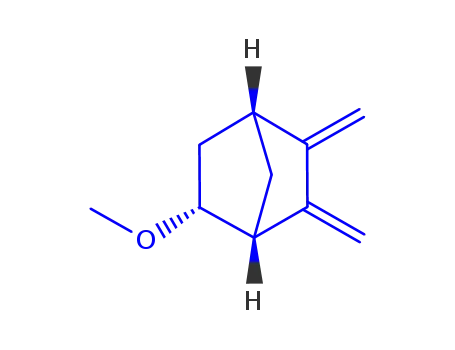 Molecular Structure of 174172-48-6 (Bicyclo[2.2.1]heptane, 5-methoxy-2,3-bis(methylene)-, (1S-exo)- (9CI))