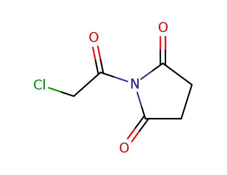 Molecular Structure of 38766-10-8 (N-CHLOROACETYLSUCCINIMIDE)