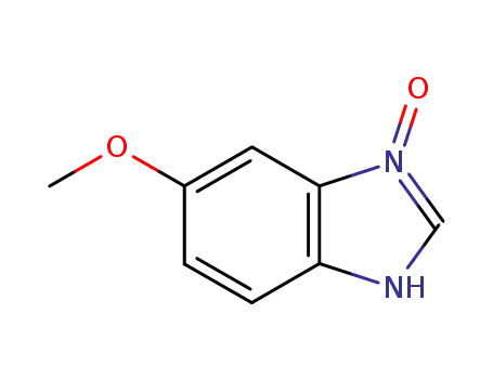 Molecular Structure of 118807-93-5 (1H-Benzimidazole,5-methoxy-,3-oxide(9CI))