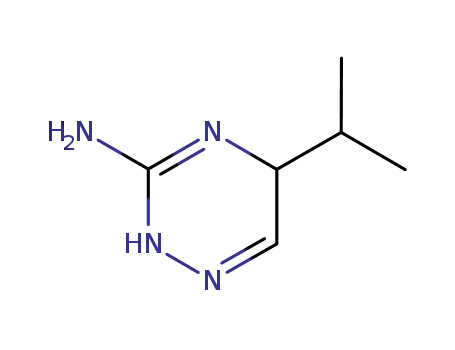 Molecular Structure of 805972-88-7 (1,2,4-Triazin-3-amine,2,5-dihydro-5-(1-methylethyl)-(9CI))