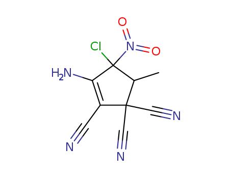 2-AMINO-3-NITRO-3-CHLORO-4-METHYL-1,5,5-TRICYANO-1-CYCLOPENTENE